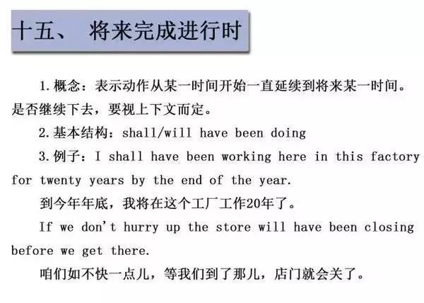 <a href=http://www.yisoning.com/ target=_blank class=infotextkey>成人英語培訓</a>掌握英語16大英語時態15